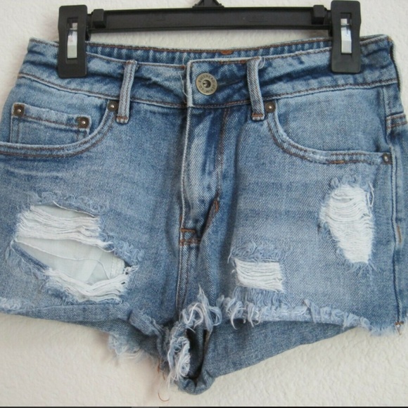 PacSun Pants - Pacsun Distressed High Waisted Shorts - Size 1
